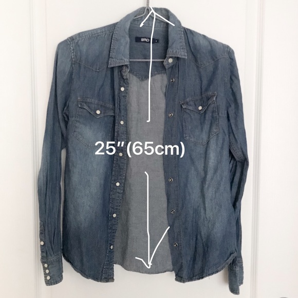 Chambray shirts with tick buttons - Picture 7 of 7